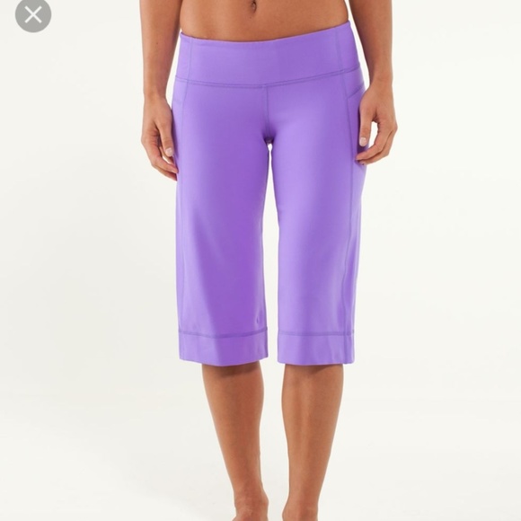 lululemon athletica Pants - Lululemon Purple Clam Diggers